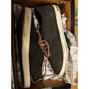 Seavees Hermosa Sneaker Wintertide Black Oil Rugged Leather 10